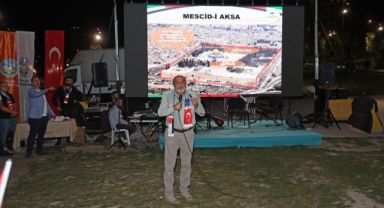 Talas'ta vicdanlar Gazze için buluştu