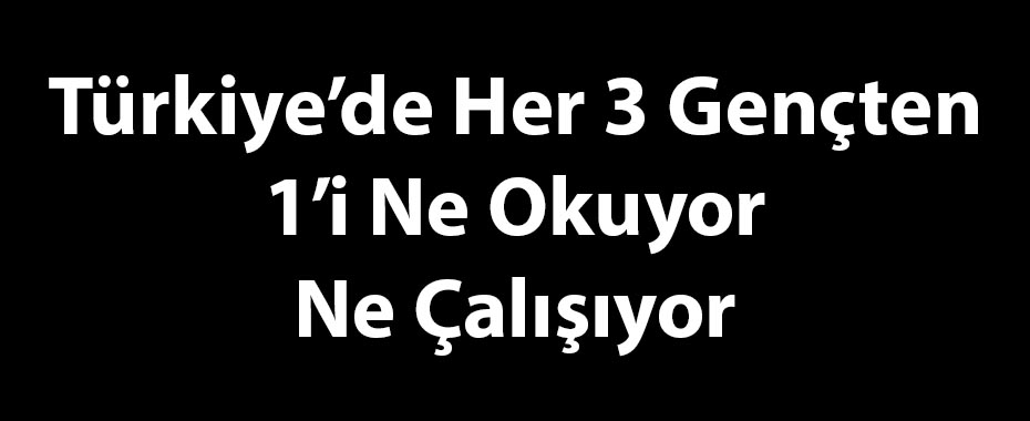 Türkiye’de Her 3 Gençten 1’i Ne Okuyor Ne Çalışıyor