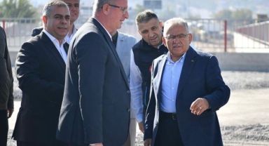 Başkan Büyükkılıç’tan 29 Ekim’de açılması planlanan kavşağa yakın takip