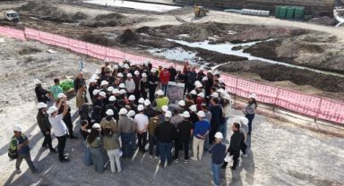 Büyükşehir, şantiyelerinin kapılarını üniversite öğrencilere açarak eğitime katkı sundu