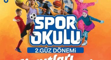 Büyükşehirin spor okullarında 2. güz dönemi kayıtları başladı