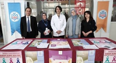 ERÜ Hastanelerinden, Meme Kanseri Farkındalık Standı