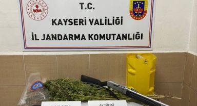 Kayseri’de 1 kilo 690 gram kubar esrar ele geçirildi: 1 gözaltı