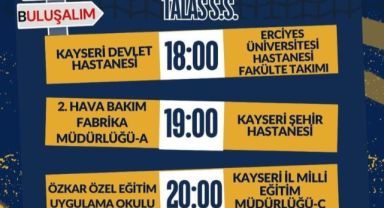 Kayseri’de 3. Kamu Spor Oyunları Voleybol Fikstürü Açıklandı