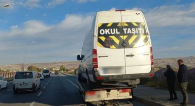 Kayseri’de personel servislerine denetim: 95 servis kontrol edildi