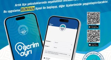 Kayseri'de ulaşımda ilk: 'Yerim Ayrı' mobil uygulaması