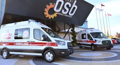 Kayseri OSB, Sağlık Müdürlüğü’ne tahsis edilmek üzere 2 ambulansı filosuna kattı