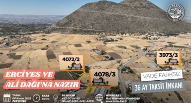 Talas Belediyesi’nden gözde lokasyonlarda villa parseli fırsatı