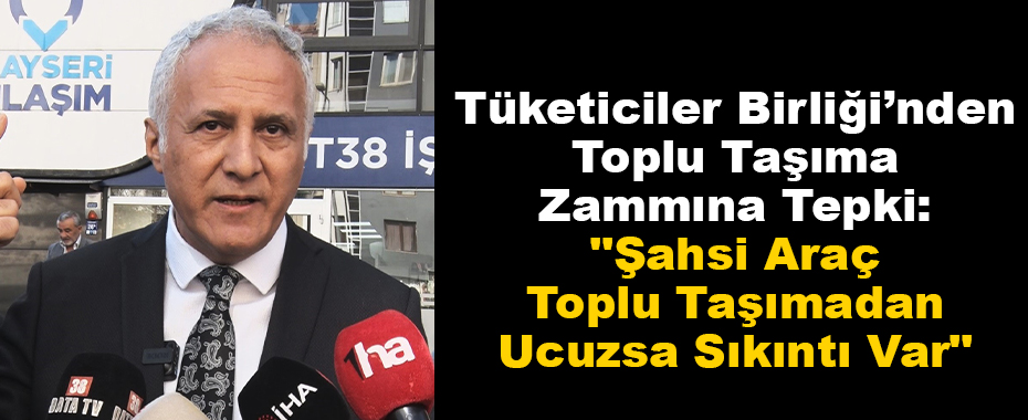 Tüketiciler Birliği’nden Toplu Taşıma Zammına Tepki: