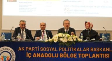 AK Parti Sosyal Politikalar Başkanlığı İç Anadolu Bölge Toplantısı Kayseri’de gerçekleştirildi