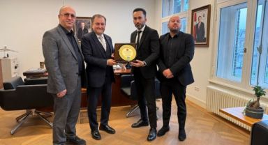AKİB yönetiminden Amsterdam Başkonsolosu’na ziyaret