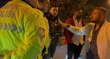 Alkollü sürücüden polise: