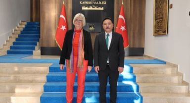 Almanya Federal Cumhuriyeti Büyükelçisi Sorg’dan Vali Çiçek’e ziyaret