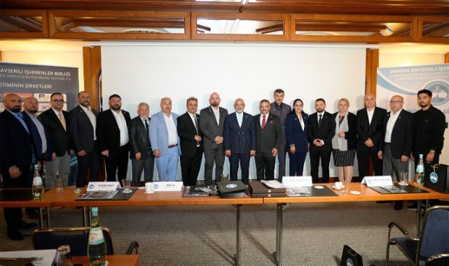 Avrupa’daki Kayserili iş dünyası yatırım vizyonunda buluştu