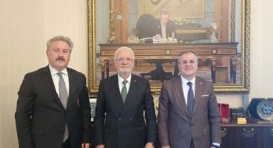 Başkan Özdoğan'dan Elitaş'a ziyaret