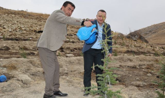 Bünyan’da Milli Ağaçlandırma Günü’nde fidanlar toprakla buluştu