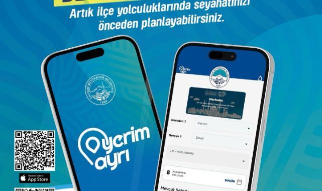 Büyükşehir'in konforlu ulaşım uygulaması 'yerim ayrı' şimdi de Develi'de