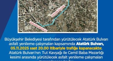 Büyükşehirden sürücülere ‘alternatif yol’ uyarısı