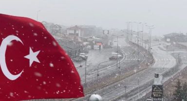 Erciyes'te kar yağışı yeniden başladı