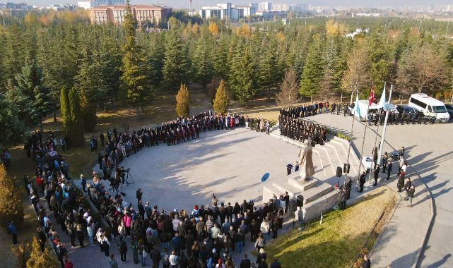 ERÜ’de 10 Kasım Atatürk'ü Anma Töreni gerçekleştirildi
