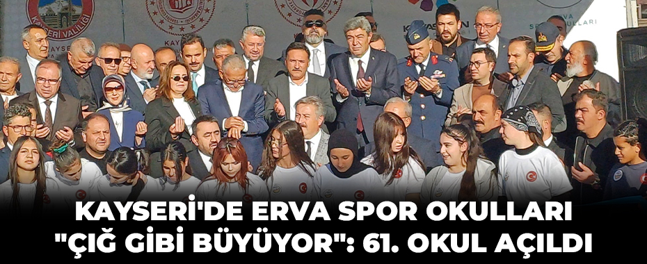 Kayseri'de ERVA Spor Okulları