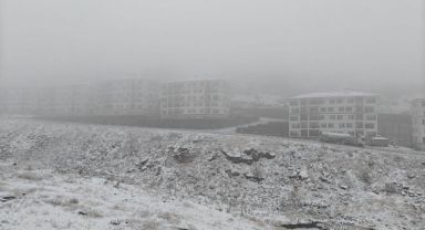 Kayseri’nin yüksek kesimlerine kar yağdı