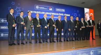 Kayseri OSB Başkanı Yalçın’a Sanayi ve Teknoloji Bakanı Kacır’dan ödül