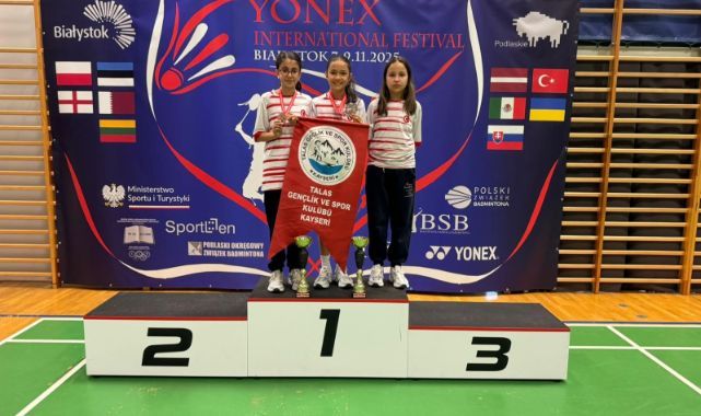 Kayserili sporculardan Polonya’da büyük başarı