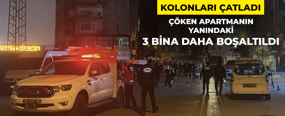 Kocaeli Gebze'de Yeni Tehlike: 5 Katlı Binada Çatlaklar Tespit Edildi, 21 Daire Tahliye Edildi