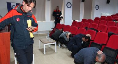 Nnyü’de Deprem Ve Yangın Tahliye Tatbikatı