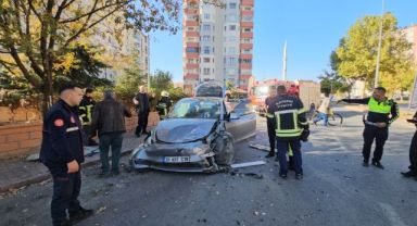 Otomobilini hızını denerken perte çıkardı