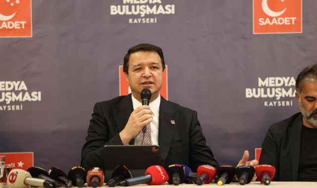 Saadet Partisi Genel Başkanı Mahmut Arıkan, Kayseri'de Medya Mensuplarıyla Buluştu: