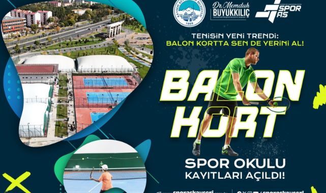 Spor A.Ş., Millet Bahçesi Tenis Spor Okulu 2. güz dönemi kayıtlarını başlattı