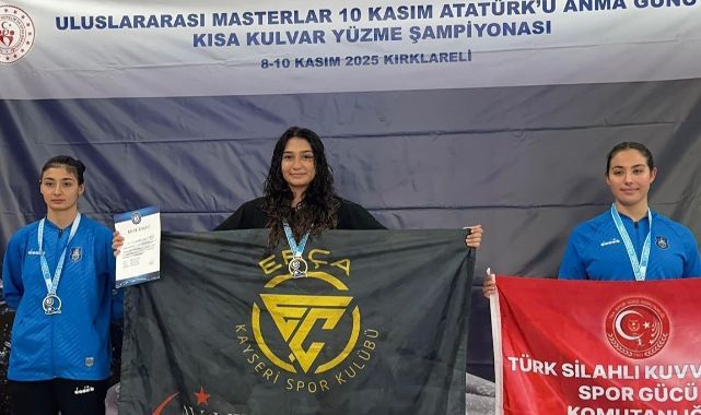 Sudenas Çakmak, 3 kez Türkiye rekoru kırdı