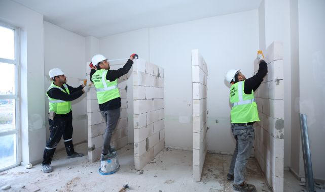 Yeşil Mahalle Sosyal Tesisleri'nde iyileştirme çalışması