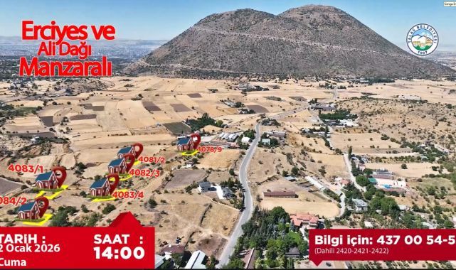 Akçakaya ve Endürlük'te 14 prestijli villa parseli satışta