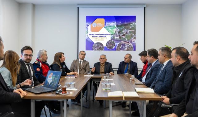 Başkan Büyükkılıç, afetlerde kullanılacak park alanlarına yönelik toplantıya katıldı