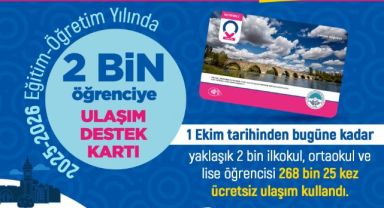 Büyükşehirin ulaşım desteğinden 2 bin öğrenci faydalanıyor