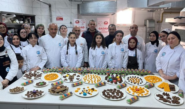 Develi Hüseyin Şahin MYO'dan tatlı bir eğitim: Aşçılık öğrencileri Çikolata Atölyesi'nde buluştu