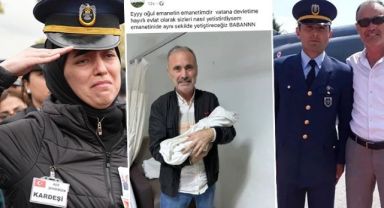 Düşen uçakta şehit olan astsubay Altıok’un bebeği dünyaya geldi