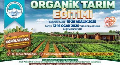 Kayseri Büyükşehir’den organik tarıma destek: Yeni dönem eğitimleri başlıyor