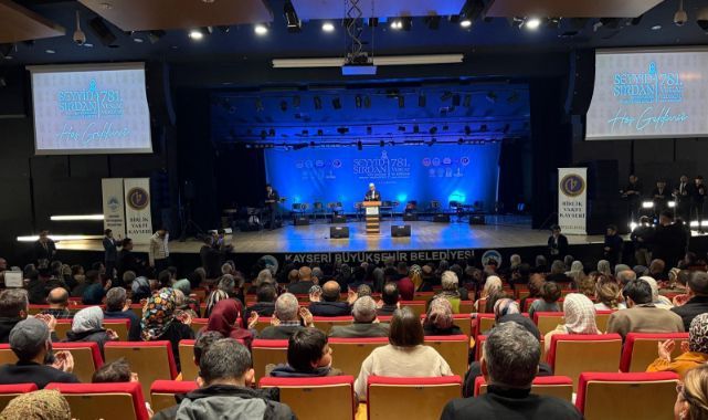 Kayseri’de Tasavvuf Konseri ve Sema Mukabelesi’ne yoğun ilgi