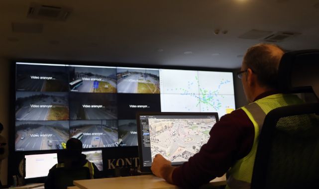Kayseri'de trafik 370 kamera ile güvende