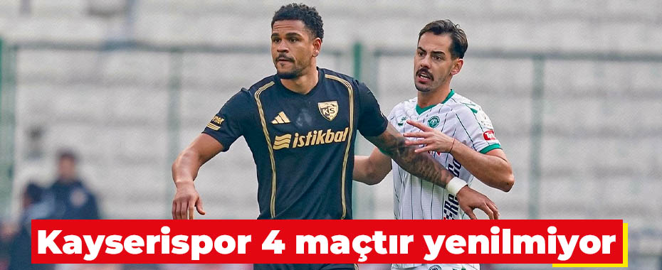 Kayserispor 4 maçtır yenilmiyor