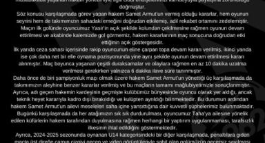 Kocasinan Şimşekspor’dan sert açıklama: 