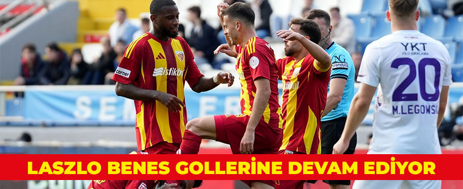 Laszlo Benes gollerine devam ediyor