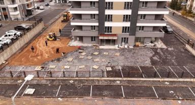 Melikgazi'de yaşam alanları modern görünüme kavuşuyor