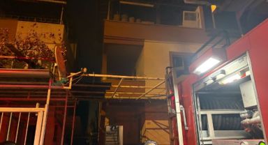 Mutfakta çıkan yangın korkuttu