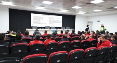 Spor A.Ş. personeline iş sağlığı ve güvenliği eğitimi