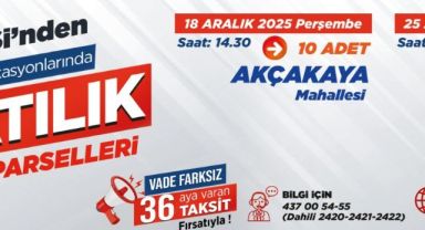 Talas Belediyesi’nden villa parseli fırsatı